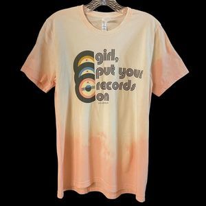 Bleached Vintage Boyfriend Tee Pink Armadillos